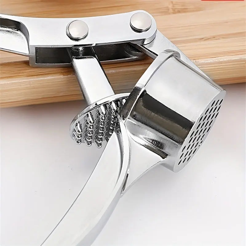 1pc RZSYZH Heavy-Duty Garlic Press, Ginger Crusher, Lemon Squeezer - Heavy-Duty Manual Crusher with Efficient Crushing, Compact Design for Kitchen, Restaurant, Home - Easy-Clean Garlic Press Tool for Garlic, Ginger, Lemon, Co Best Products Online