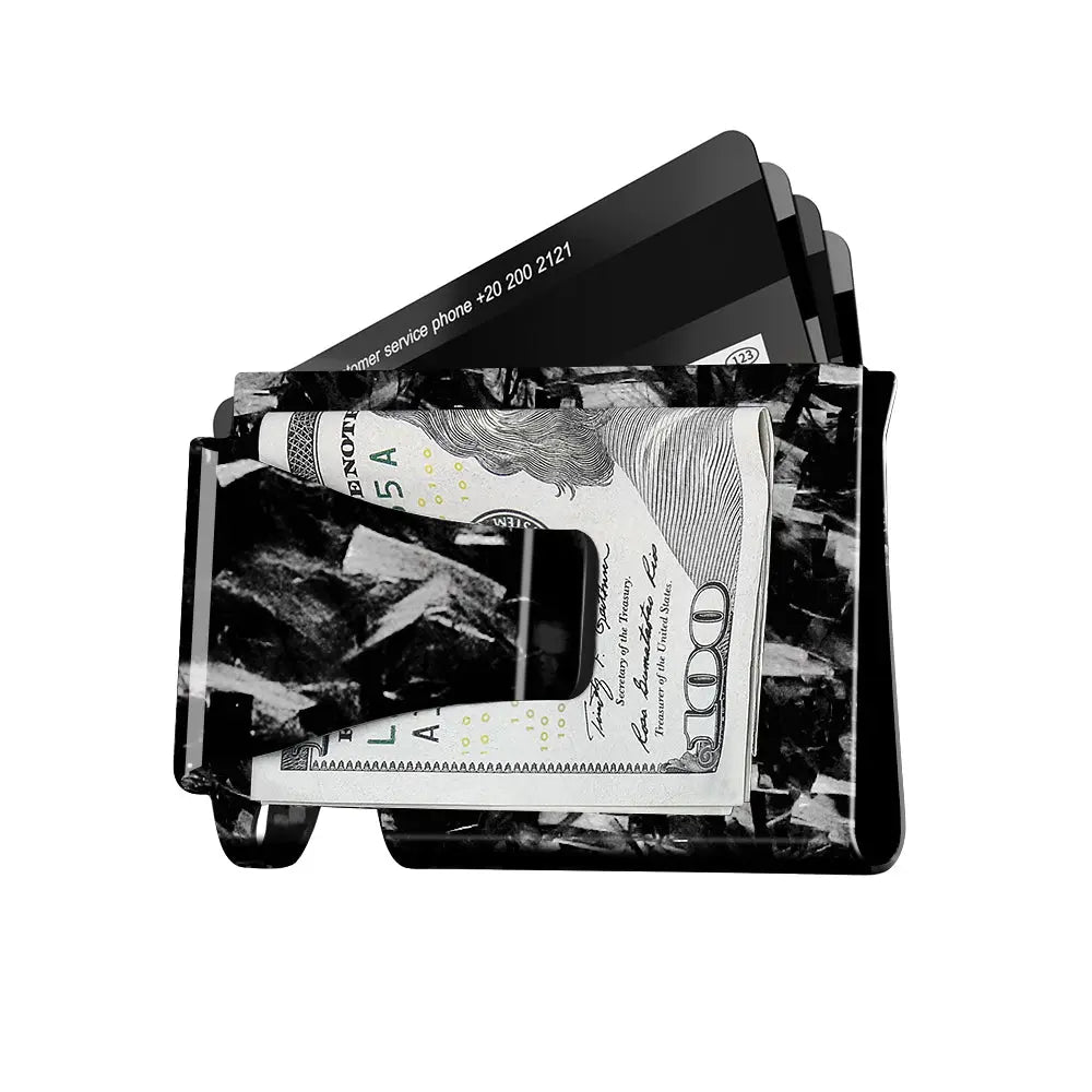 Forged Carbon Fiber Cash & Card Slim Wallet DC-Simply Carbon Fiber
