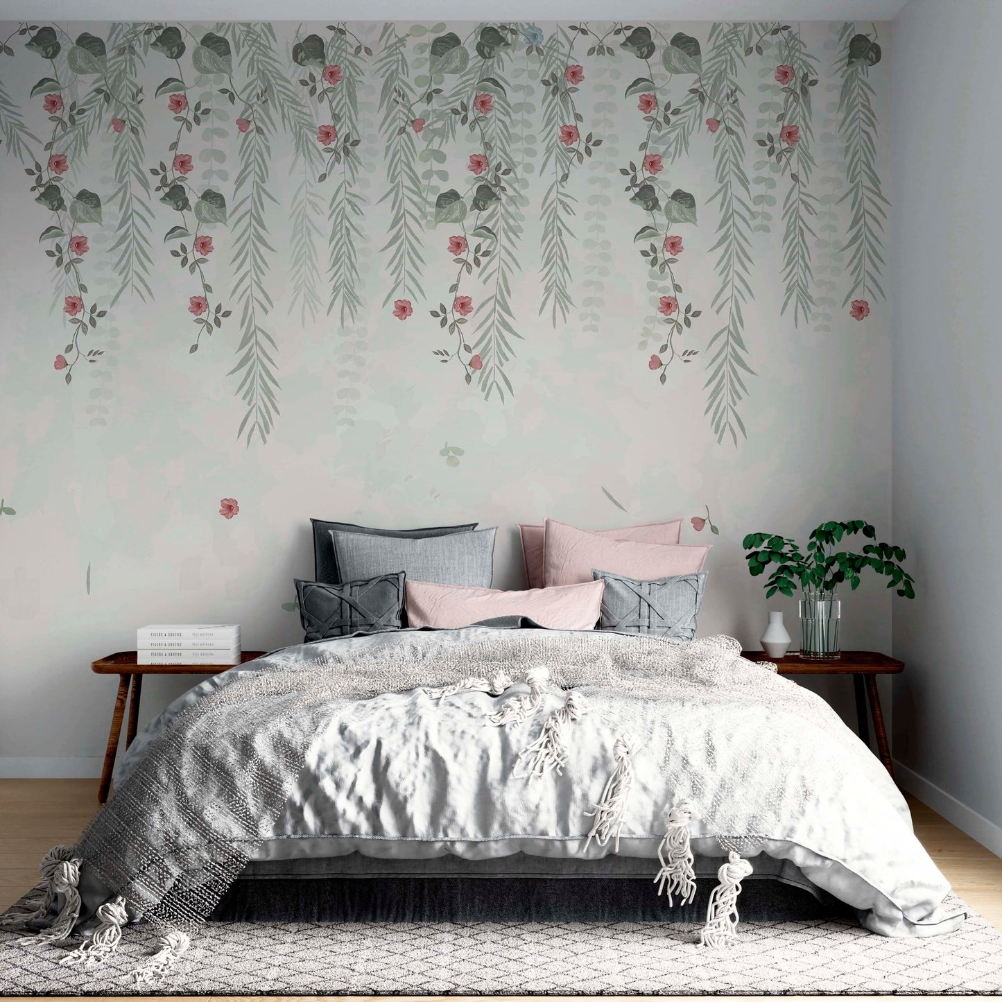 Sage and Pink Foliage