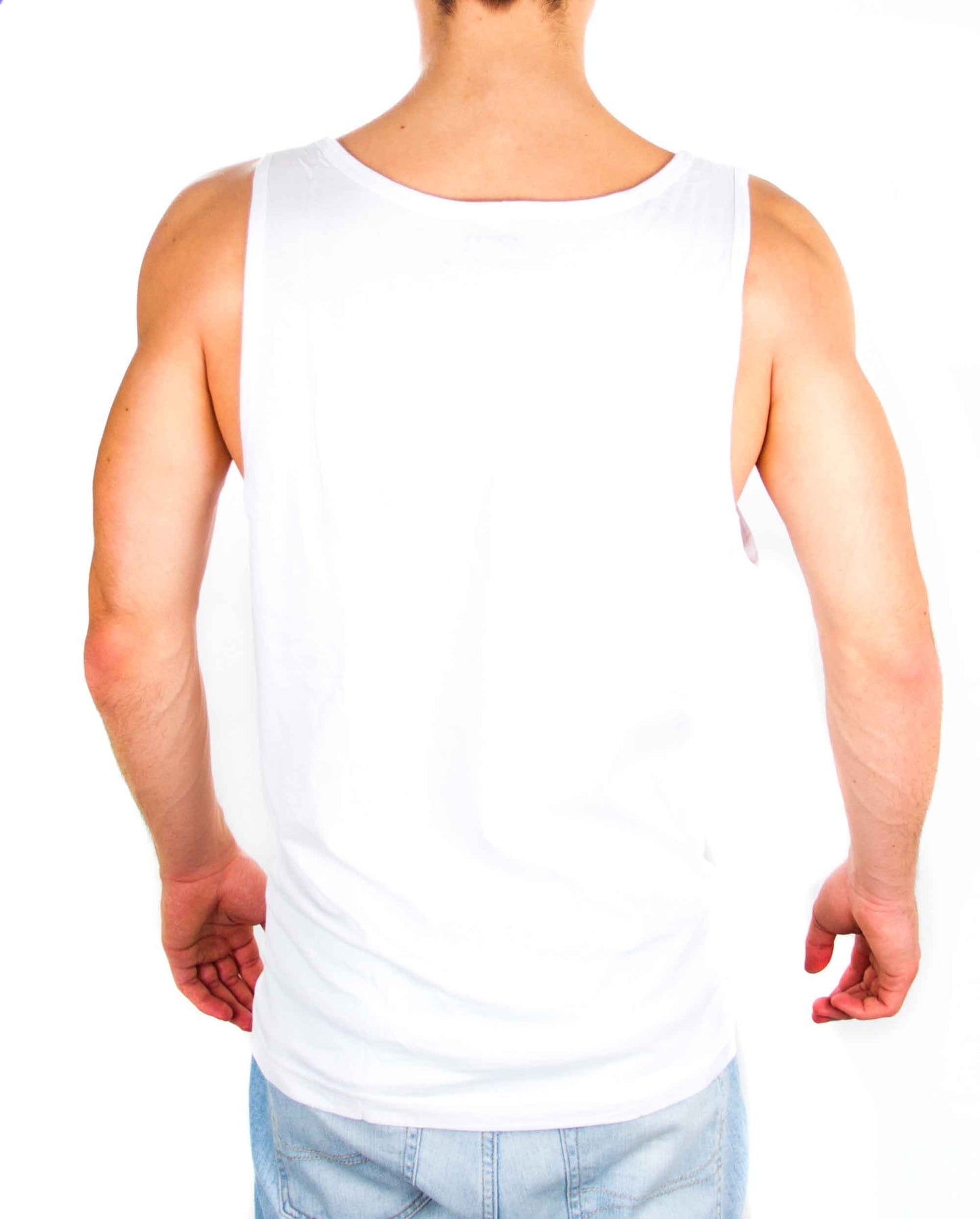 Origin embroidered Tanktop - white - Herren