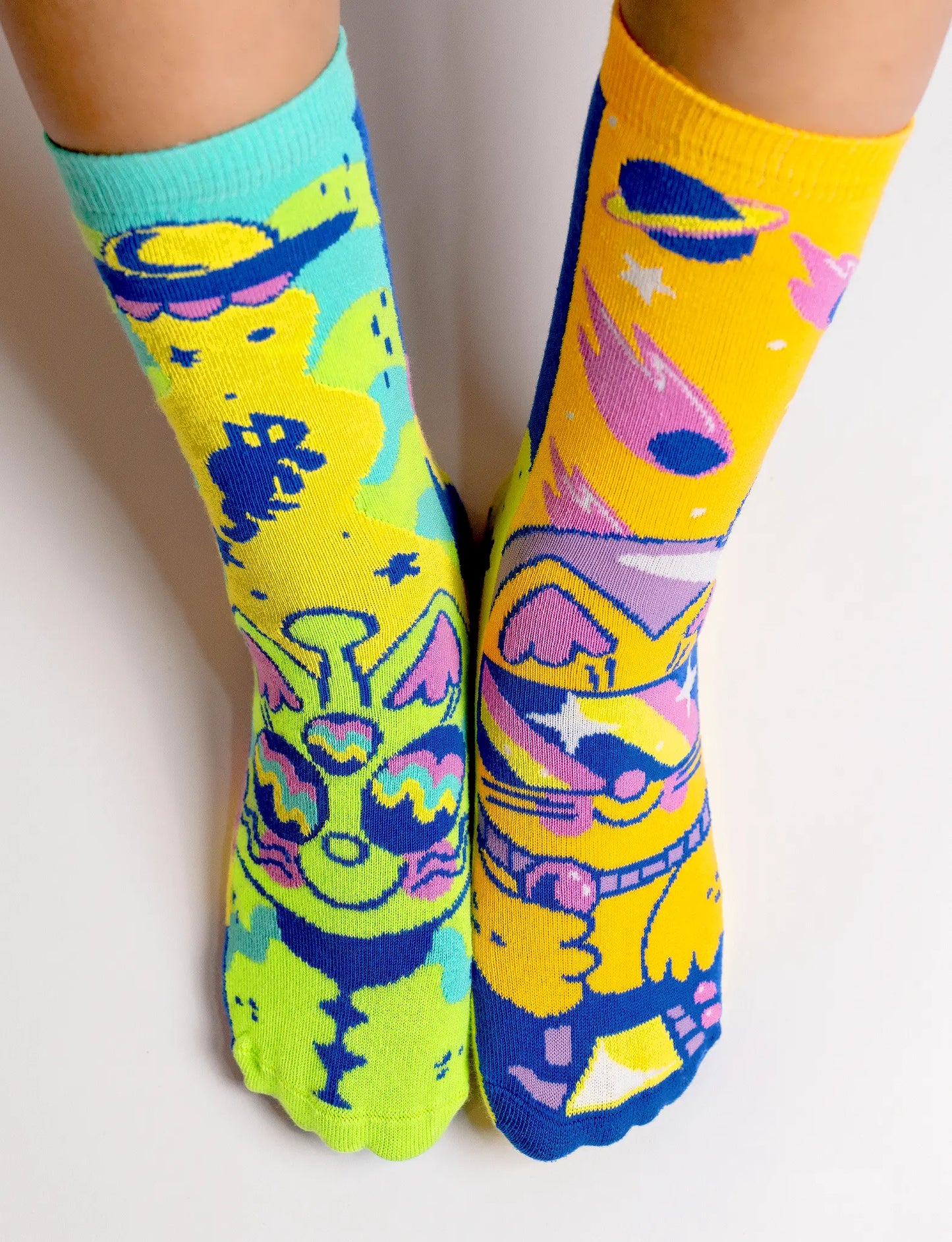 NEW! PINKGABBERCAT GIFT BUNDLE (3 PAIRS) DC-Pals Socks