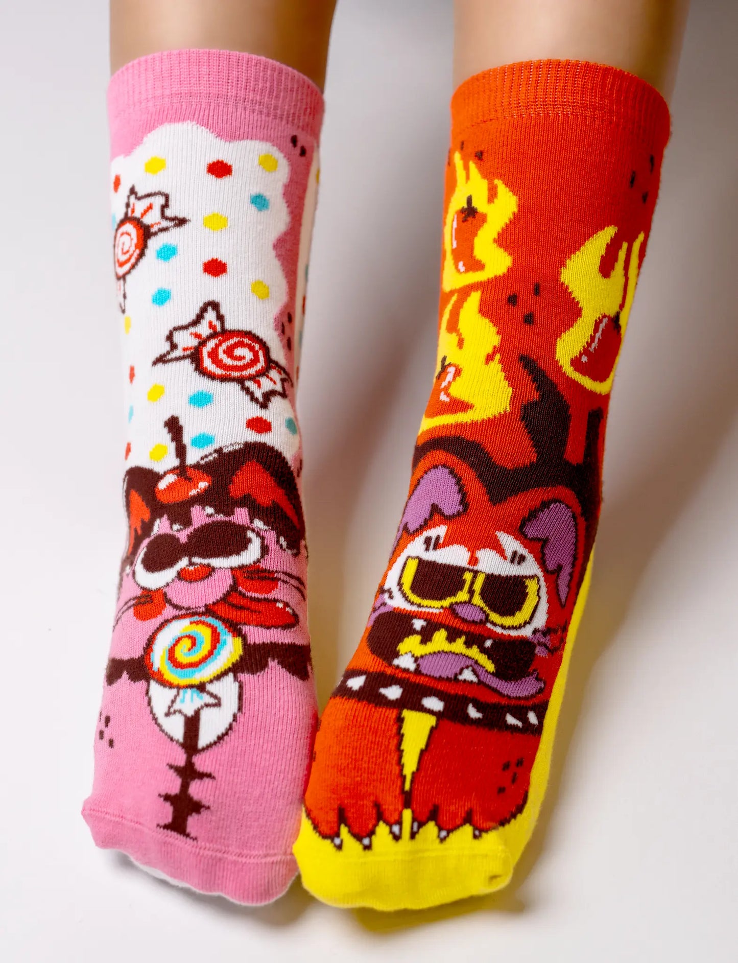 NEW! PINKGABBERCAT GIFT BUNDLE (3 PAIRS) DC-Pals Socks
