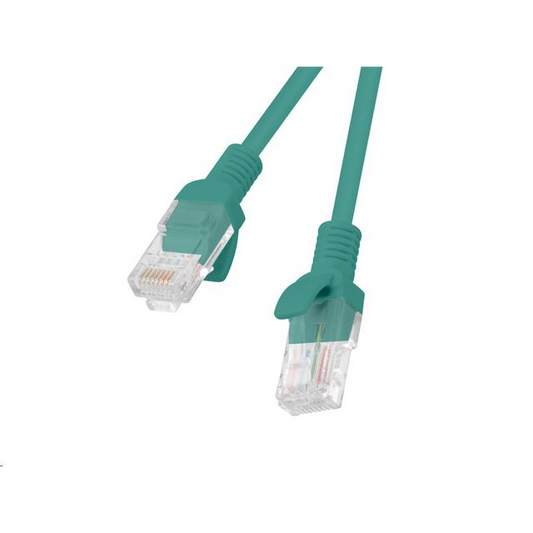 Patchcord Lanberg UTP kat.5e 3m zelený (PCU5-10CC-0300-G)-0