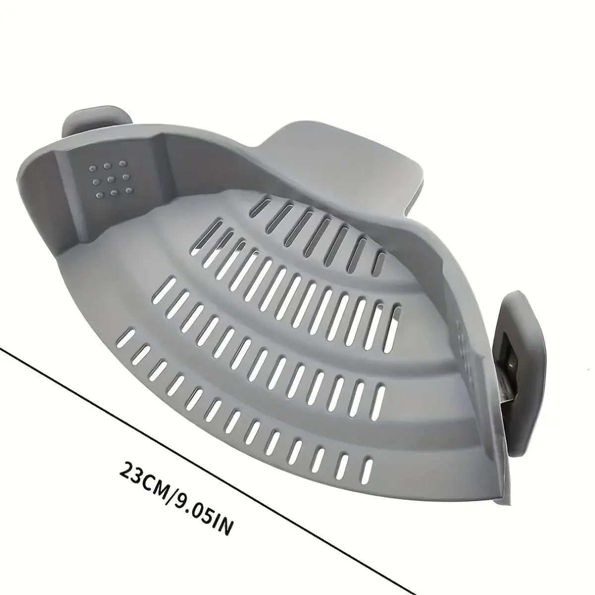 [Clip-On Strainer] 1pc ABERZEY Clip-On Strainer for Pots & Pans - Durable Plastic Kitchen Colander for Pasta, Meat, Vegetables, Fruits - Easy Drainage & Compact Design, Strainer for Pasta, Vegetable Preparation, Modern Kitche Best Products Online