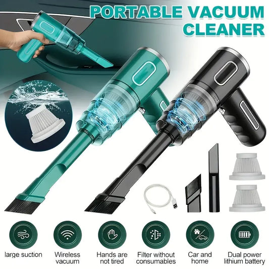 [Cordless Vacuum] Cordless Handheld Vacuum Cleaner | Rechargeable Cyclone Suction for Cars, Effective Dust Collection Best Products Online