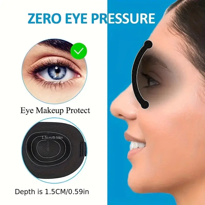 [Blackout Eye Mask] 1/3/5/10 Pack Pure Black 3D Contoured Eye Mask | Soft Comfortable Ergonomic Design, Hypoallergenic & Fragrance-Free, Pure Blackout for Adults, Men & Women - Travel, Home, Office Use, Sleep Enhancement | Mo Best Products Online