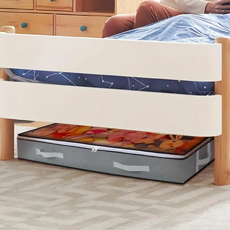 [Durable Storage Box] Durable Under-Bed Storage Box with Flip-Top Lid | Multi-Purpose Space-Saving Design, Dust-Resistant Contemporary Bedside Storage Solution, Bedroom Organizers And Storage, Home Organization, Sleek Design, Best Products Online