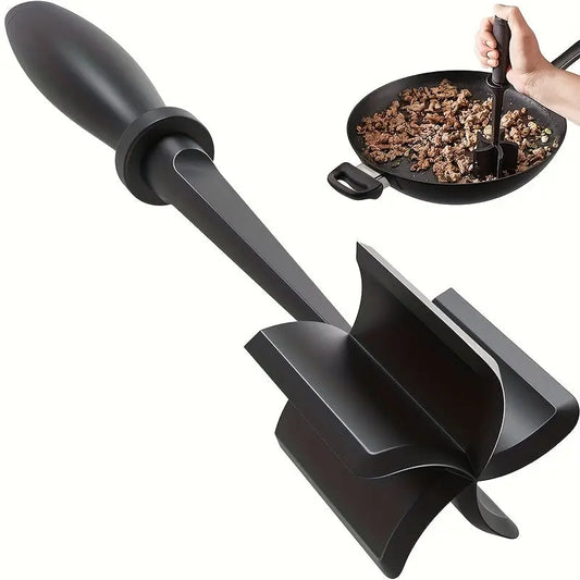 [Manual Meat Shredder] PANCERKA Manual Meat Shredder & Pulverizer | Heat-Resistant Polypropylene, Non-Stick Surface, Ergonomic Handle, Dual Interchangeable Blades for Beef, Turkey, BBQ, Stovetop Use, Kitchen Gadgets, Durable Best Products Online