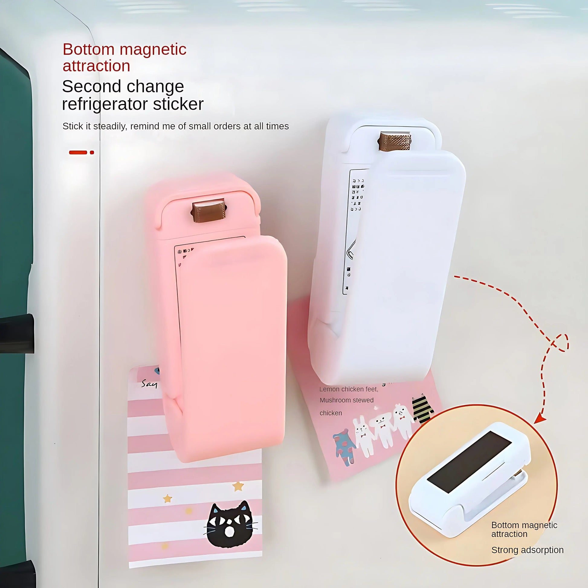 1pc Mini Vacuum Food Sealer Machine with Digital-like Operation - Cordless Portable Handheld Device, One-Touch Seal System, Low-Loss Heating Technology & Ergonomic Design for Freshness Preservation, White/Pink, Compatible wit Best Products Online