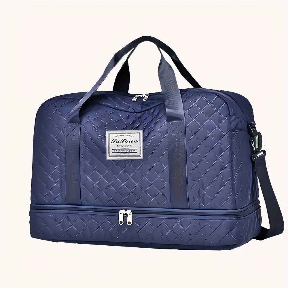 [Luxury Travel Bag] Extra Large Luxury Women's Gym Duffel Travel Bag | Multifunctional with Wet/Dry Separation, Convenient Side Pockets, and Independent Shoe Compartment - Lightweight Maternity Bag Storage Bag for Short Trip Best Products Online