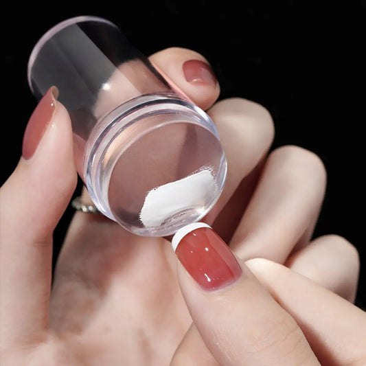 Fast and Easy French Tip Nail Art with Clear Silicone Stamper and Scraper Best Products Online