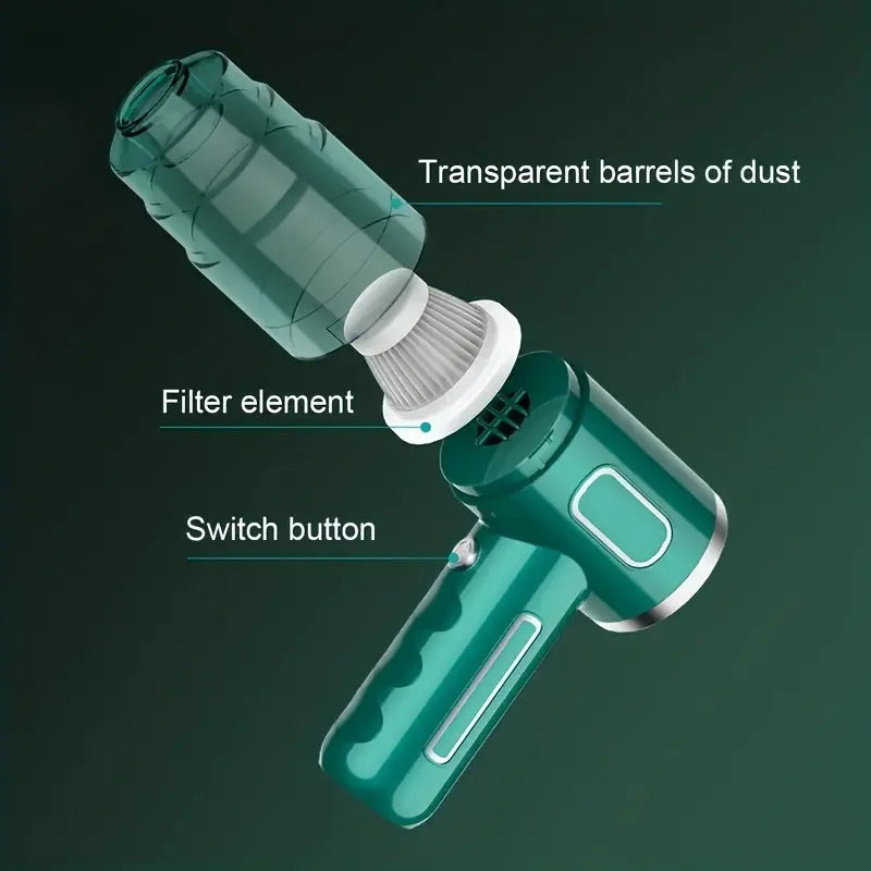[Cordless Vacuum] Cordless Handheld Vacuum Cleaner | Rechargeable Cyclone Suction for Cars, Effective Dust Collection Best Products Online