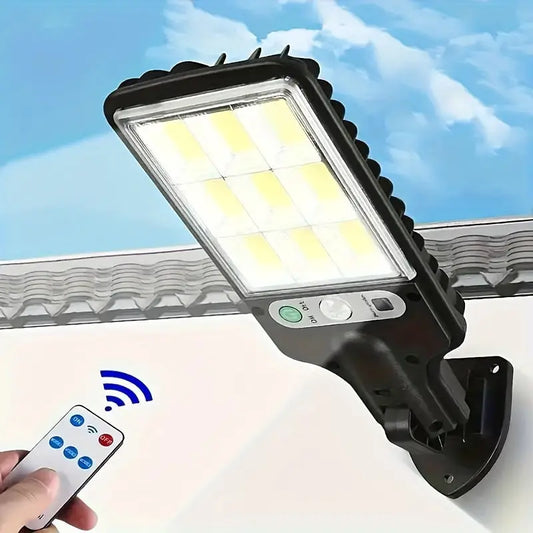 1/2/4pcs Outdoor Solar Street Light, LED Wall Lamp with Remote Control, Garden Light, Human Body Induction Wall Light Best Products Online