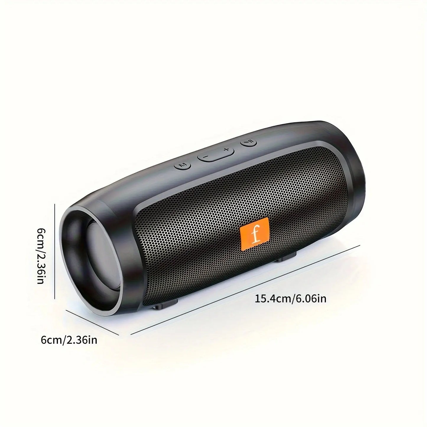 [Wireless Speaker] F524 Wireless Speaker Dual Channel Subwoofer Loud Surround Home Convenient Car Black Best Products Online