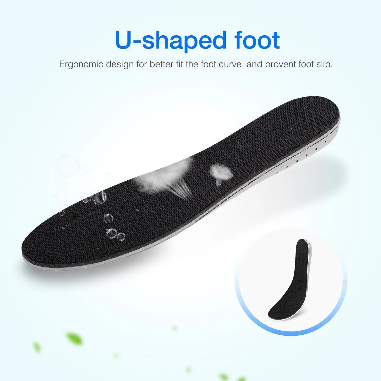 Men Women Invisible Height Increase Insoles Heel Lift Taller Shoe Puce Gaia