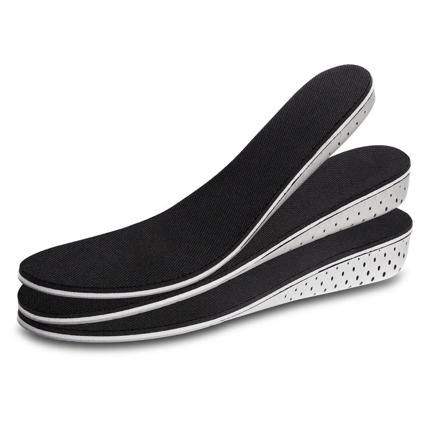 Men Women Invisible Height Increase Insoles Heel Lift Taller Shoe Puce Gaia