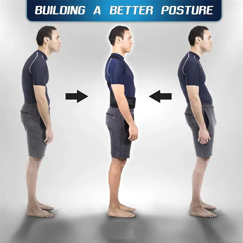 Posture Corrector Support Magnetic Back Shoulder Brace Belt Band For Puce Gaia