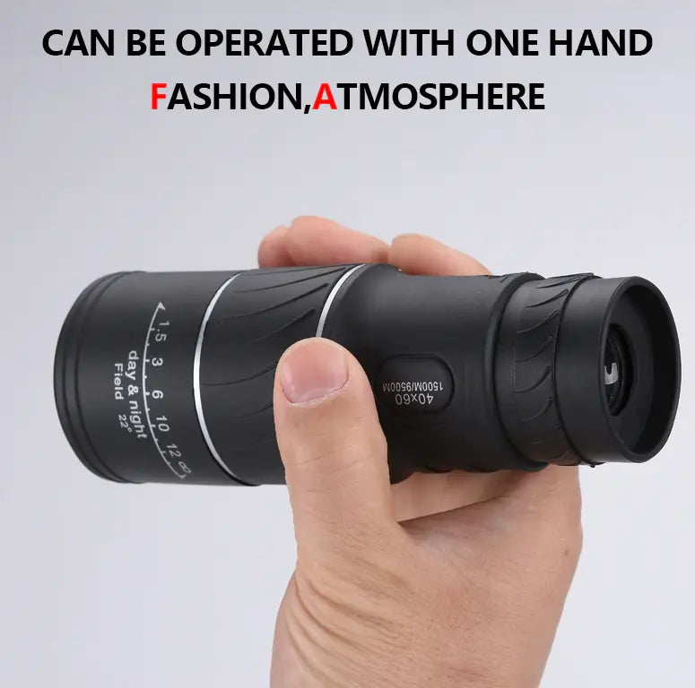 40X60 Monocular Binoculars With Night Vision BAK4 Prism High Power