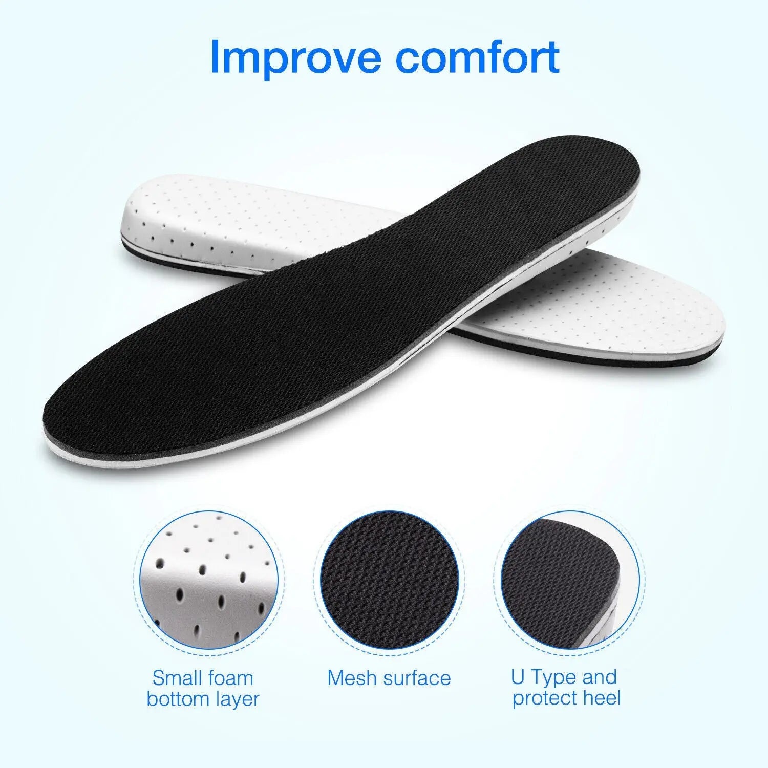 Men Women Invisible Height Increase Insoles Heel Lift Taller Shoe Puce Gaia