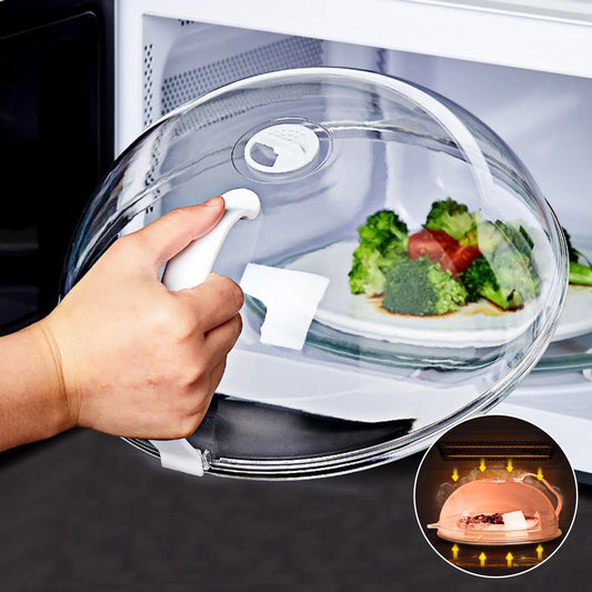 1pc Food Cover, Microwave Oven Heating Cover, Screen Protector For Food For Hot Dishes, Oil Proof Splash Proof Cover, Fresh-keeping Cover, Kitchen Supplies Best Products Online