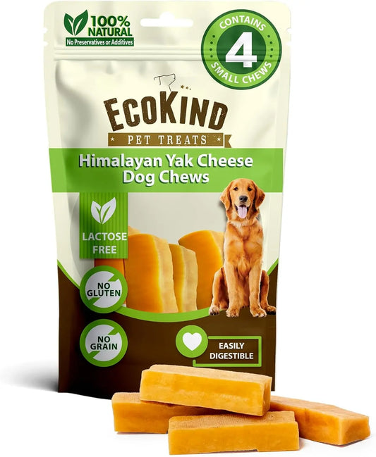 Gold Yak Chews for Small Dogs (4 - 75 sticks) DC-EcoKind Pet Treats