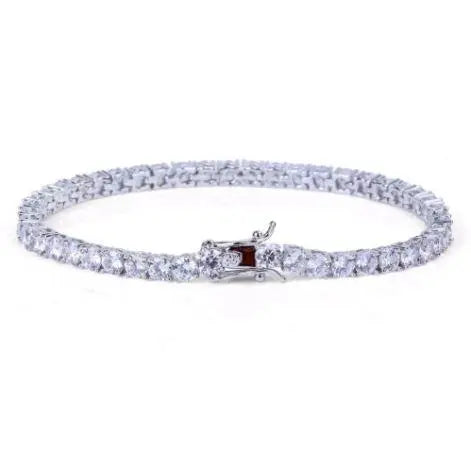 ROCK 4MM One Row Tennis Bracelet | 960541 Lilac Quartz