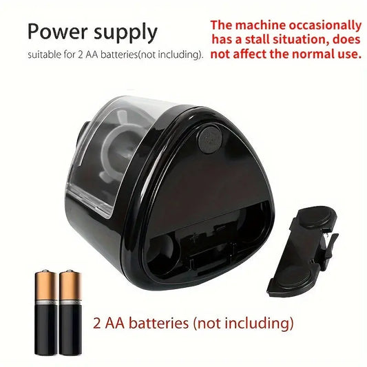 Automatic Electric Pencil Sharpener with Auto-Stop & Lead Breakage Prevention - Black Desktop Sharpener for Office & School, No Battery Needed, Compact Design, Sharpens Pencils in Seconds, Pencil Sharpener Electric, School Su Best Products Online