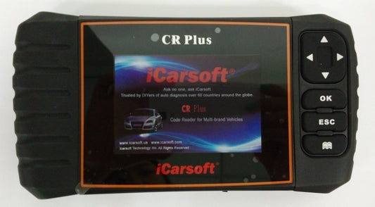 iCarsoft CR Plus ABS légzsák motor váltó szervíz intervallum kézifék diagnosztika-0