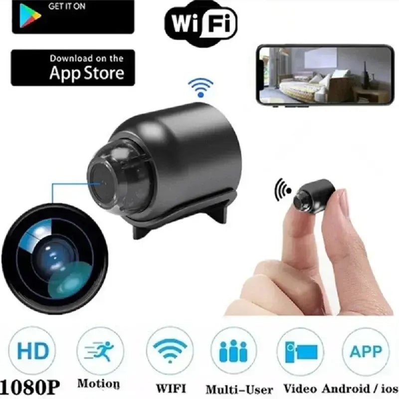 1080P HD Wireless WiFi Mini Camera Baby Monitor Indoor Security Surveillance Night Vision IP Cam Video Recorder Safety Camcorder Best Products Online