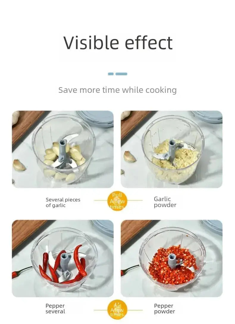 Home Kitchen Manual Ginger Grinder Garlic Mud Splasher Multifunctional Vegetable Cutter Handheld Meat Grinder Modern Minimalist Best Products Online