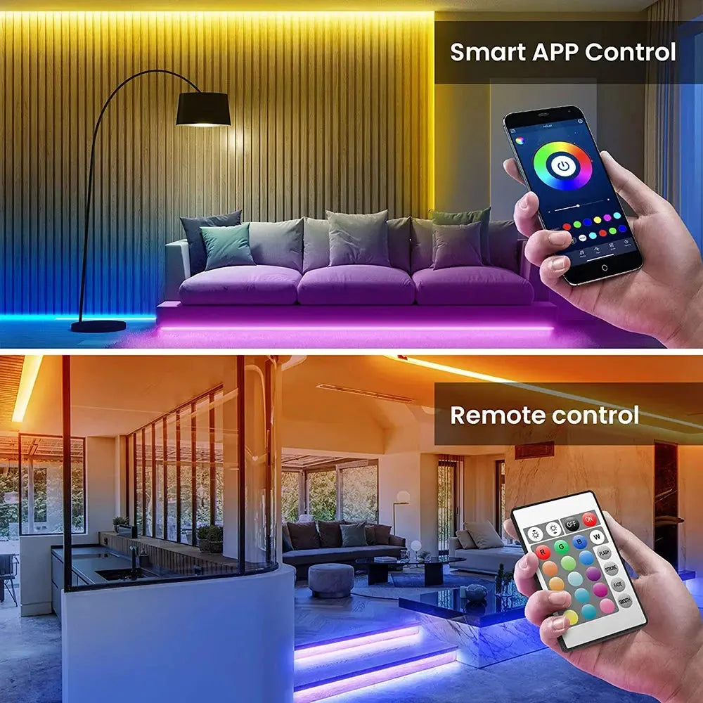 Tape Bluetooth USB LED Strip Light 5050 SMD 5V USB RGB Lights Flexible LED Lamp Tape Ribbon RGB Self-adhesive TV Desktop Diode Best Products Online