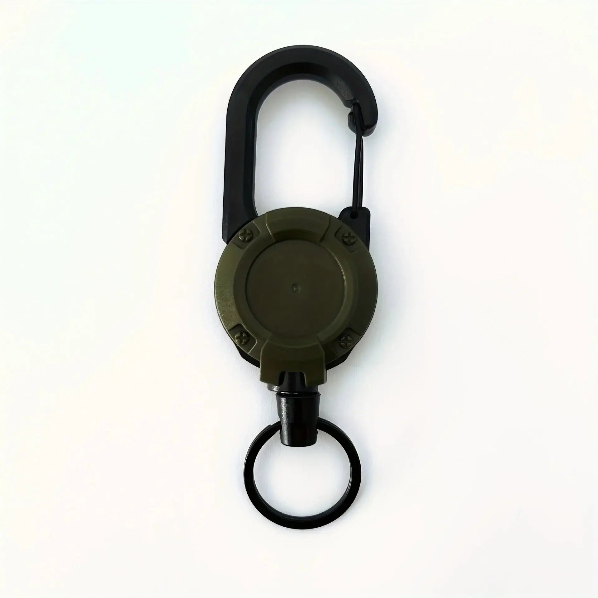 1/2/4pcs Extendable Retractable Holders Keychain Badge Reels Heavy Duty Clip With Carabiner Key Chain For Men Outdoor Bags Best Products Online