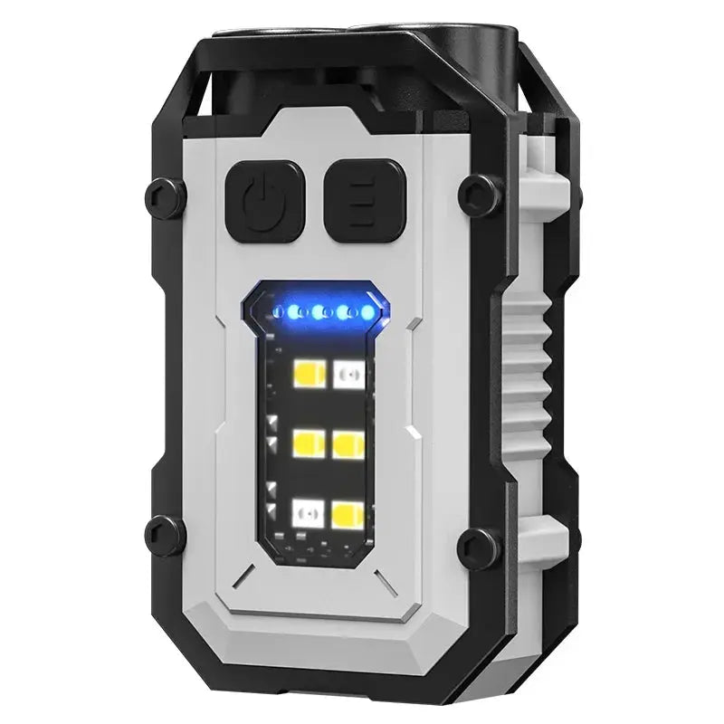 Mini LED Keychain Light Portable Magnetic EDC Flashlight Outdoor Camping Fishing Emergency Work Hat Clip Lamp With FingertipGyro Best Products Online