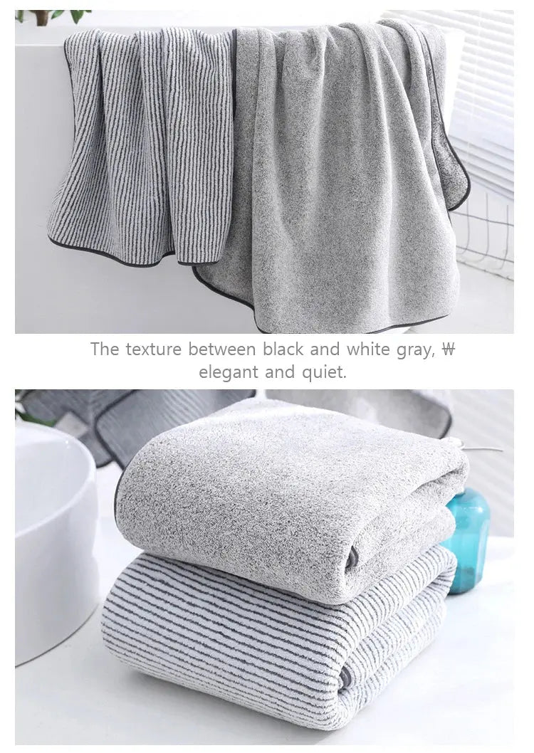 1PCS Thickened Bath Towels for The Body Microfiber Towel for Gym Sports Shower Robe for Spa Beath Home Best Products Online