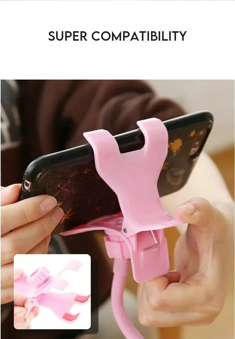 Lazy Bedside DesktopMobile Phone Clamp Bracket Flexible Long Arm Gooseneck Lazy Person Bracket With Handle Overhead Live Bracket Best Products Online