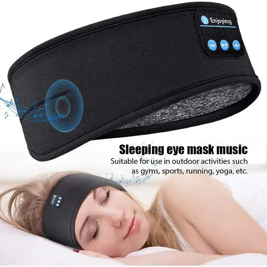 Fone Bluetooth Earphones Sports Sleeping Headband Elastic Wireless Headphones Music Eye Mask Wireless Bluetooth Headset Headband Best Products Online