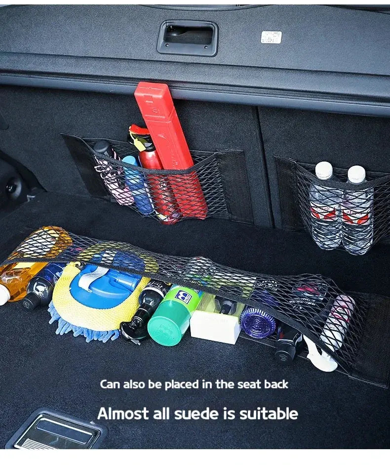 Luggage Storages Car Trunk Storage Bag Double Stretch Velcro Car Storage Net Bag Mesh Storages Net Bag Car Net Best Products Online