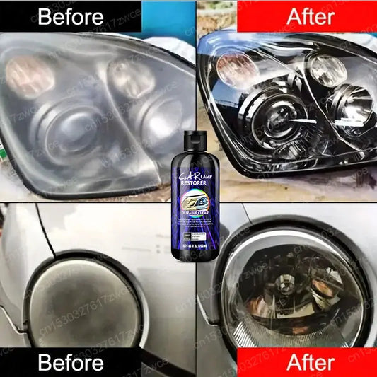 Car Headlight Restoration Polishing Headlamp Scratch Remover Repair Cleaning Paste Remove Oxidation Headlight Polish Liquid Best Products Online