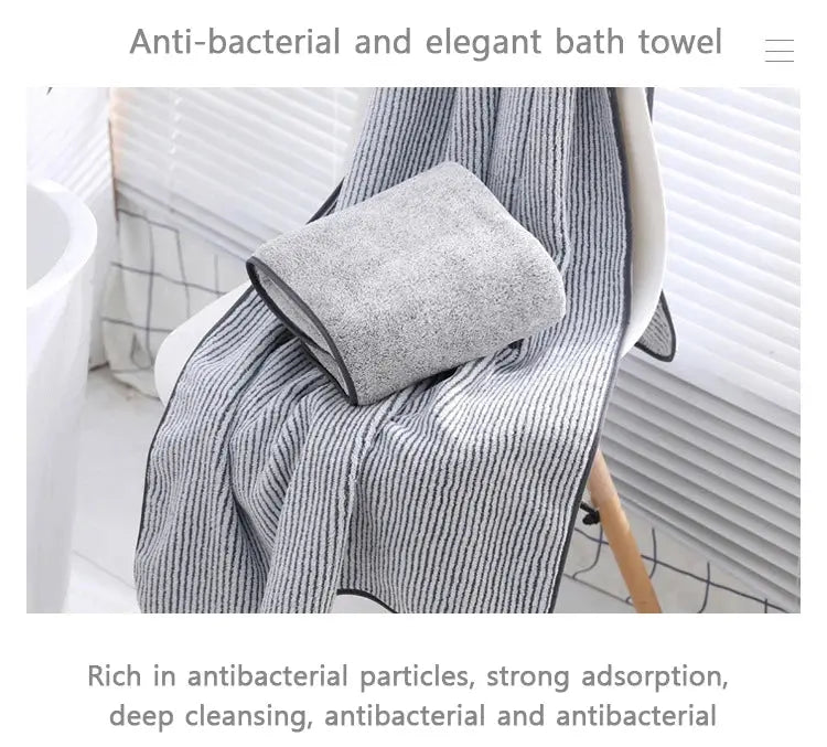 1PCS Thickened Bath Towels for The Body Microfiber Towel for Gym Sports Shower Robe for Spa Beath Home Best Products Online