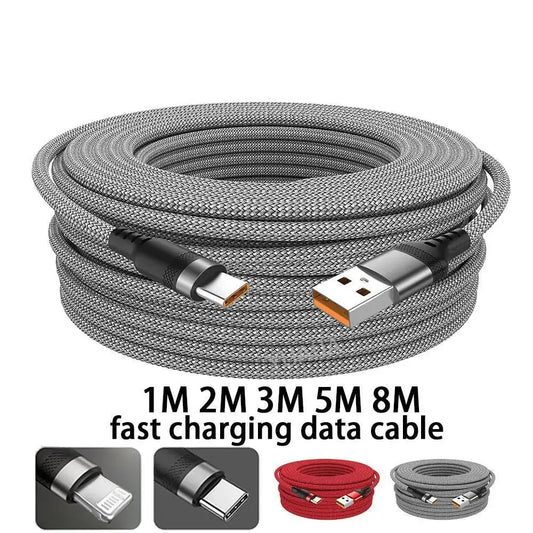 USB TYPE C Fast Charge Cable Android Micro USB line USB to LIGHTNING Extend Charging Cable for iPhone 14 Xiaomi OnePlus Samsung Best Products Online