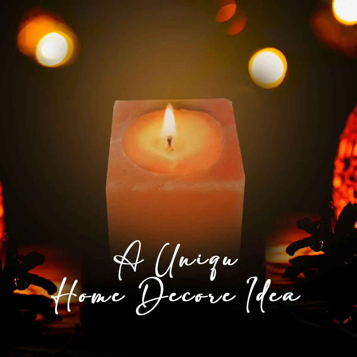 Himalayan Pink Salt Tea Light Holder by Pride of India – Salt Candle Holder – Room Décor Item – Great for Creating an Ambiance – Ideal for Home & Spa Uses – Natural Shape DC-Pride India Brands