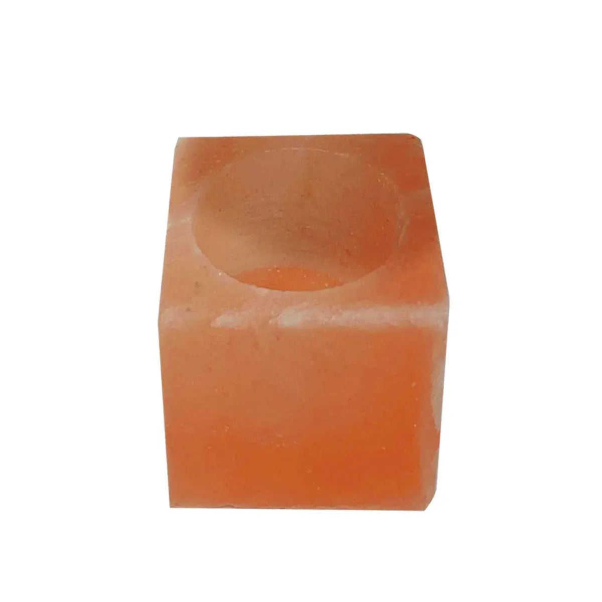 Himalayan Pink Salt Tea Light Holder by Pride of India – Salt Candle Holder – Room Décor Item – Great for Creating an Ambiance – Ideal for Home & Spa Uses – Natural Shape DC-Pride India Brands