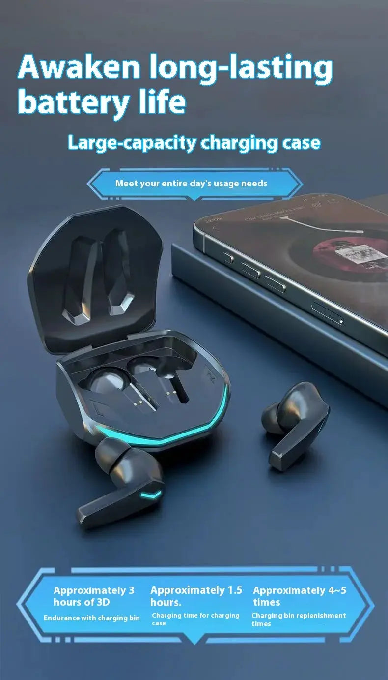GM2 Pro Bluetooth 5.3 Earphones Sports Headset Wireless In-Ear Gaming Low Latency Dual Mode Music Headphones New Best Products Online