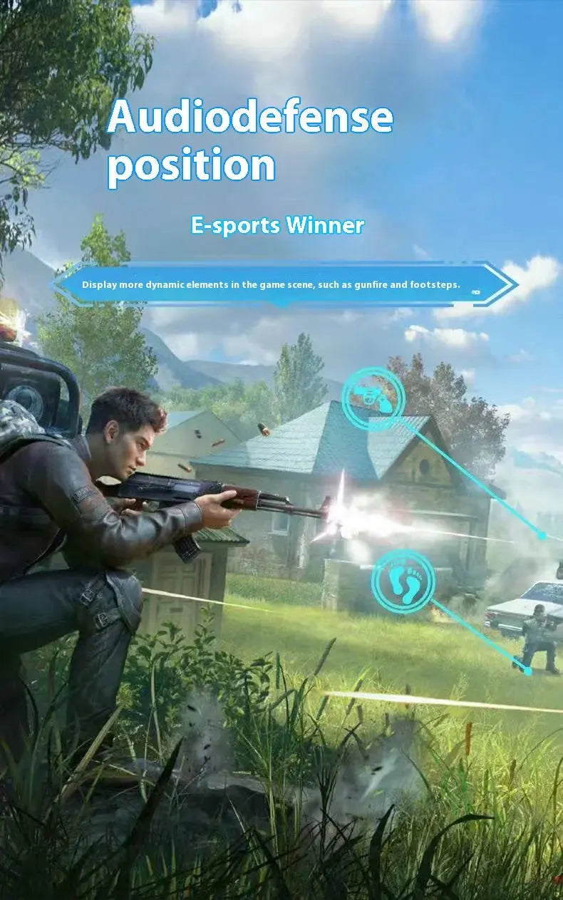GM2 Pro Bluetooth 5.3 Earphones Sports Headset Wireless In-Ear Gaming Low Latency Dual Mode Music Headphones New Best Products Online