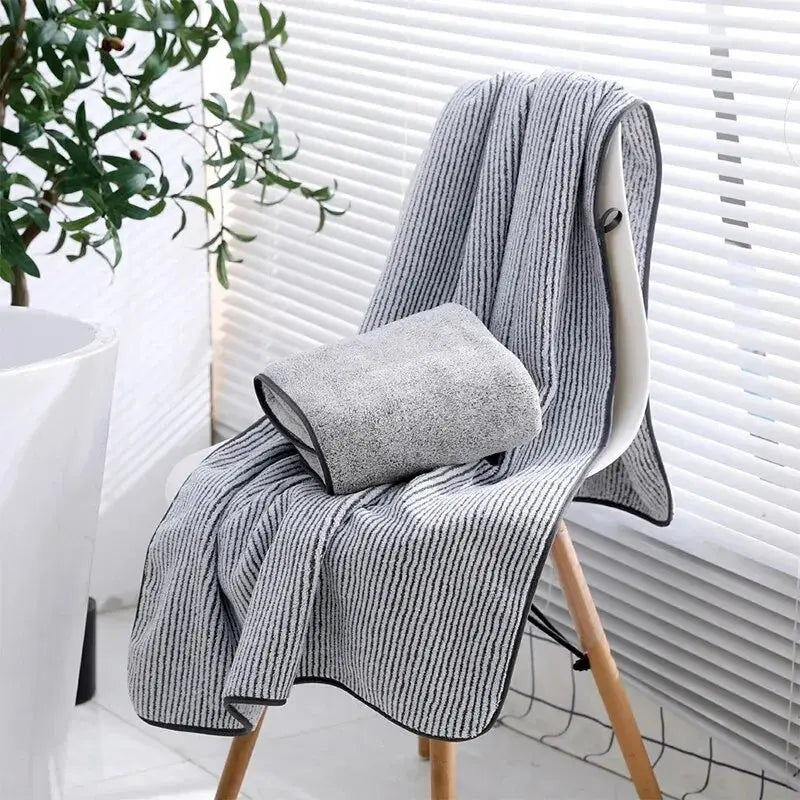 1PCS Thickened Bath Towels for The Body Microfiber Towel for Gym Sports Shower Robe for Spa Beath Home Best Products Online