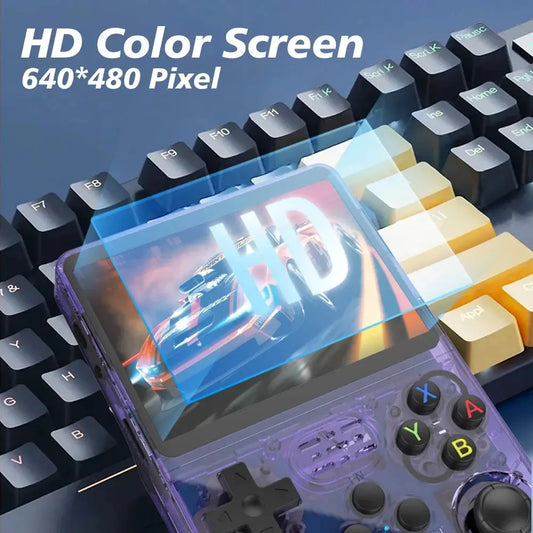 R36S Retro Handheld Video Game Console Linux System 3.5 Inch IPS Screen Portable Player 64GB GamesMultiple colors are available Best Products Online