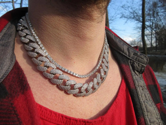 STALLION 18 MM Cuban Chain | 961551 Lilac Quartz