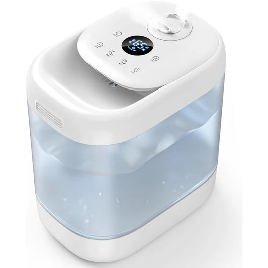 Humidifiers for Bedroom, 5L Super Easy to Clean Top Fill Auto Adapt Cool Mist Humidifier for Bedroom Plants Baby Kids fo