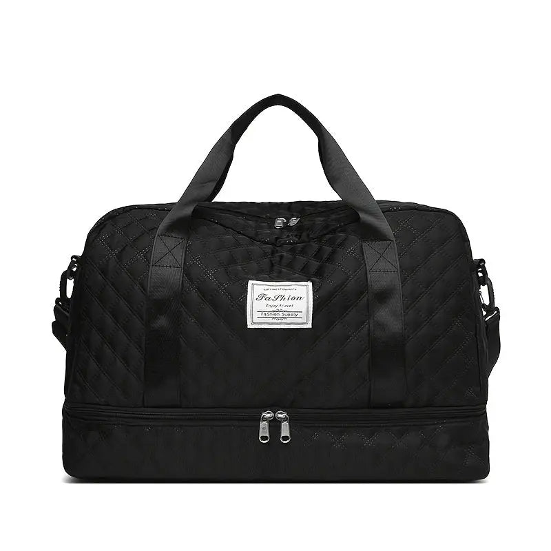 [Luxury Travel Bag] Extra Large Luxury Women's Gym Duffel Travel Bag | Multifunctional with Wet/Dry Separation, Convenient Side Pockets, and Independent Shoe Compartment - Lightweight Maternity Bag Storage Bag for Short Trip Best Products Online