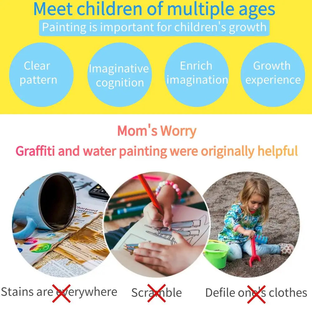 NEW Kids Magic Water Drawing Books Coloring Books Painting Toys for Kids Birthday Christmas New Year Gift for Boys and Girls